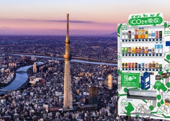Tokyo Skytree e il distributore automatico che “mangia” CO2
