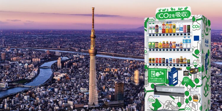 Tokyo Skytree e il distributore automatico che “mangia” CO2