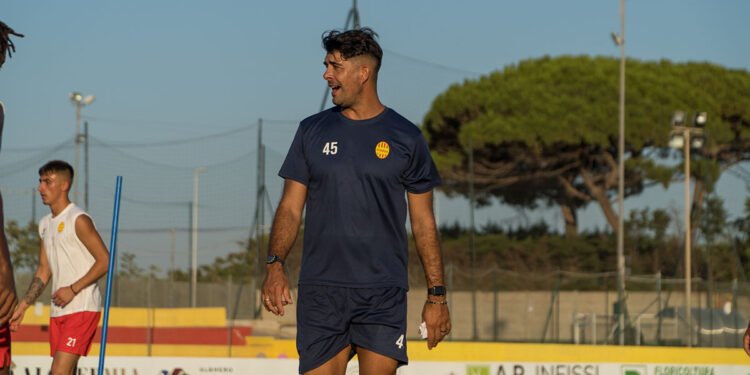 Gian Marco Giandon, allenatore dell'Alghero Calcio