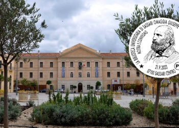 Annullo filatelico Garibaldi alla Biblioteca Universitaria di Sassari