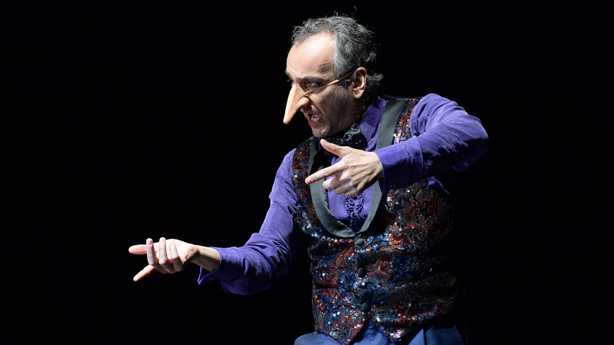Arturo Cirillo in "Cyrano de Bergerac". ? Tommaso Le Pera