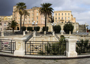 Piazzale del Bastione di Saint Remy a Cagliari