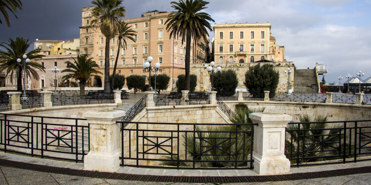 Piazzale del Bastione di Saint Remy a Cagliari