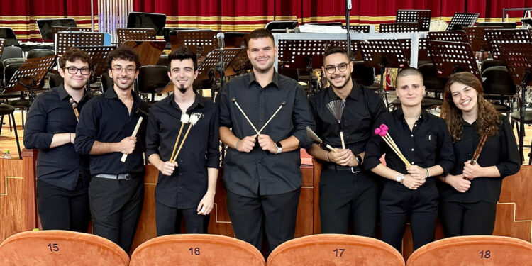 Ensemble di percussioni del Conservatorio Canepa
