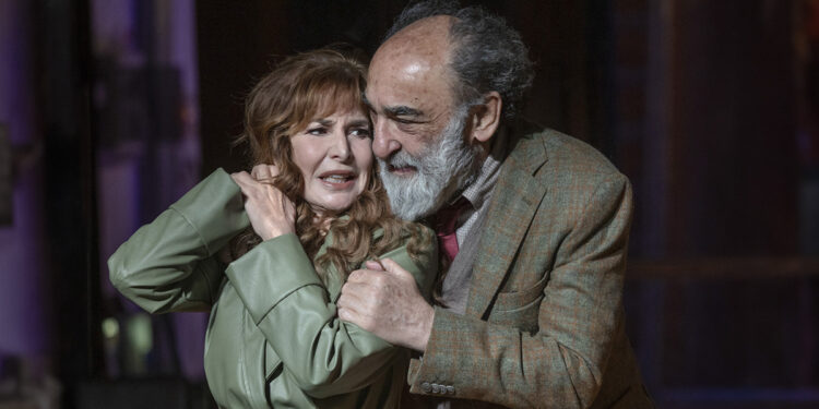 Giuliana De Sio e Alessandro Haber ne "La signora del martedì". ? Salvatore Pastore