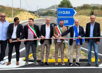Inaugurazione della circonvallazione di Mores