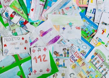 La Maddalena, i disegni dei bambini del corso di primo soccorso