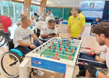 A sinistra la coppia Giuseppe Murru e Giovanni Ambus della Sa.Spo. Cagliari