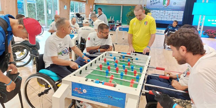 A sinistra la coppia Giuseppe Murru e Giovanni Ambus della Sa.Spo. Cagliari