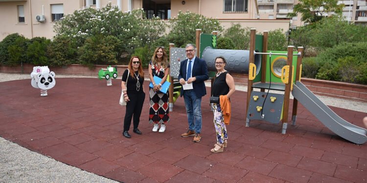 Sassari, l'area gioco di via Carru