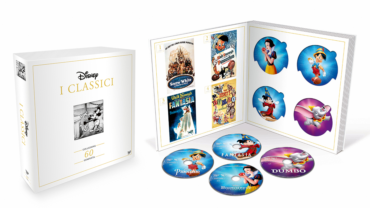 Il cofanetto speciale con "I Classici Disney" di Eagle Pictures