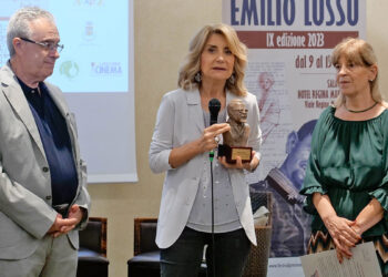 Festival Lussu: Alessandro Macis, Tiziana Ferrario e Patrizia Masala. 📷 Paolo Vacca