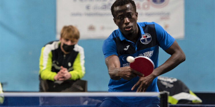 Ganiyu Ashimiyu della Tennistavolo Sassari