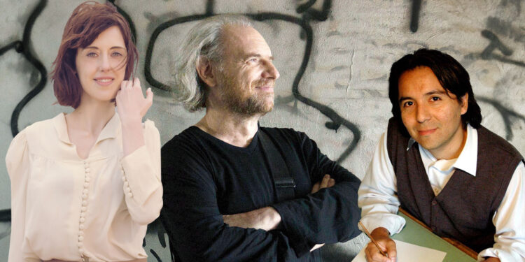 Irene Vallejo, Daniel Mordzinski e Rodrigo Elgueta