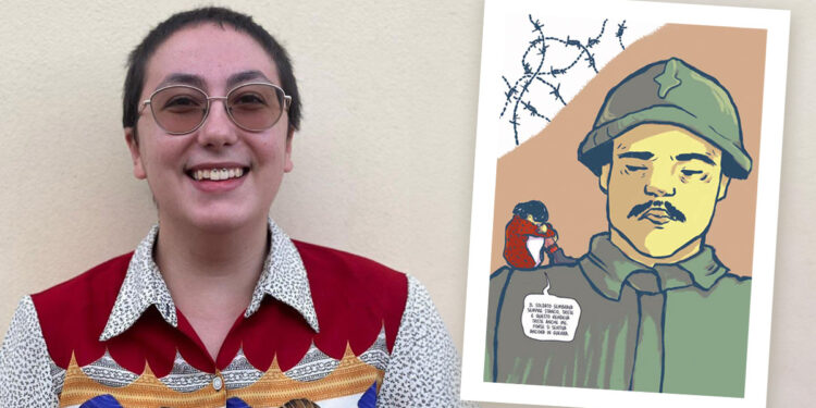 Joele Ferreri - Muzzurullu e una tavola di "Bonacatu, Storia di una bambina e di un soldato"