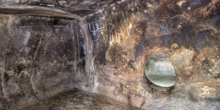 La Tomba dell’Emiciclo nella Necropoli di Sas Concas a Oniferi. ? Sergio Melis