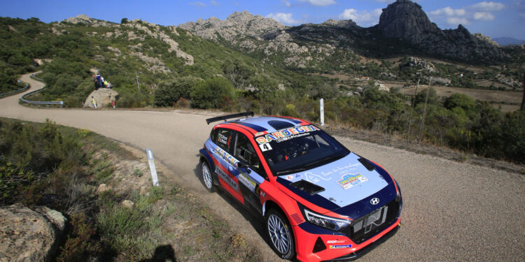 11° Rally Terra Sarda: Osian Pryce in azione sulle strade della Gallura. ? F. Morittu
