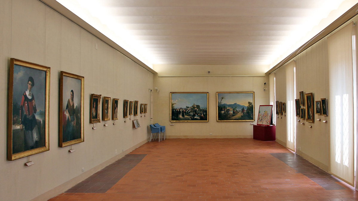La Sala Marghinotti della Pinacoteca di Sassari