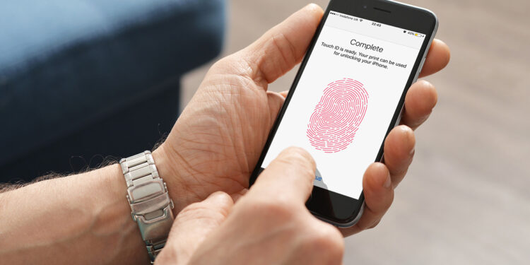 Smartphone impronta. ? Depositphotos