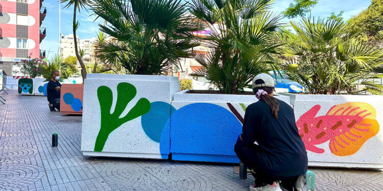 Street Art in Piazza del Mare a Quartu