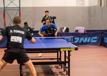 Tennistavolo Sassari, Marco Bressan. ? Gianmichele Manca
