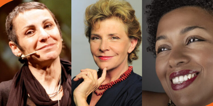 Voci di Donna 2023: Anna Maria Castelli, Pamela Villoresi e Denise Gueye