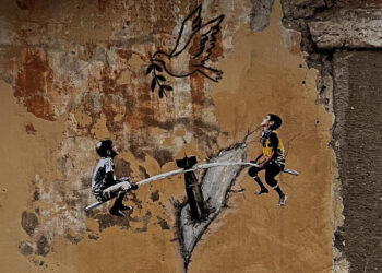 “We have a dream”, l'opera dello street artist Harry Greb a Roma