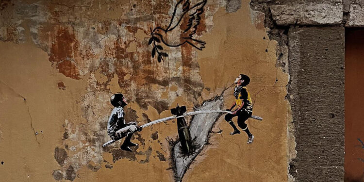 “We have a dream”, l'opera dello street artist Harry Greb a Roma