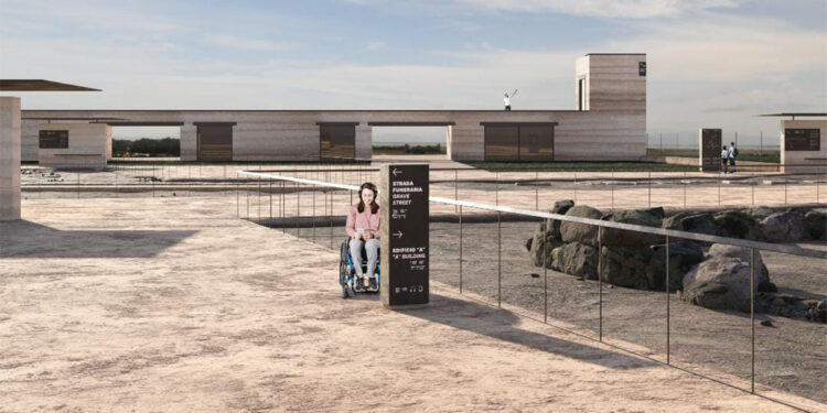 Concorso di idee per la musealizzazione dell’area archeologica di Mont'e Prama - Proposta Mulas 1° classificato