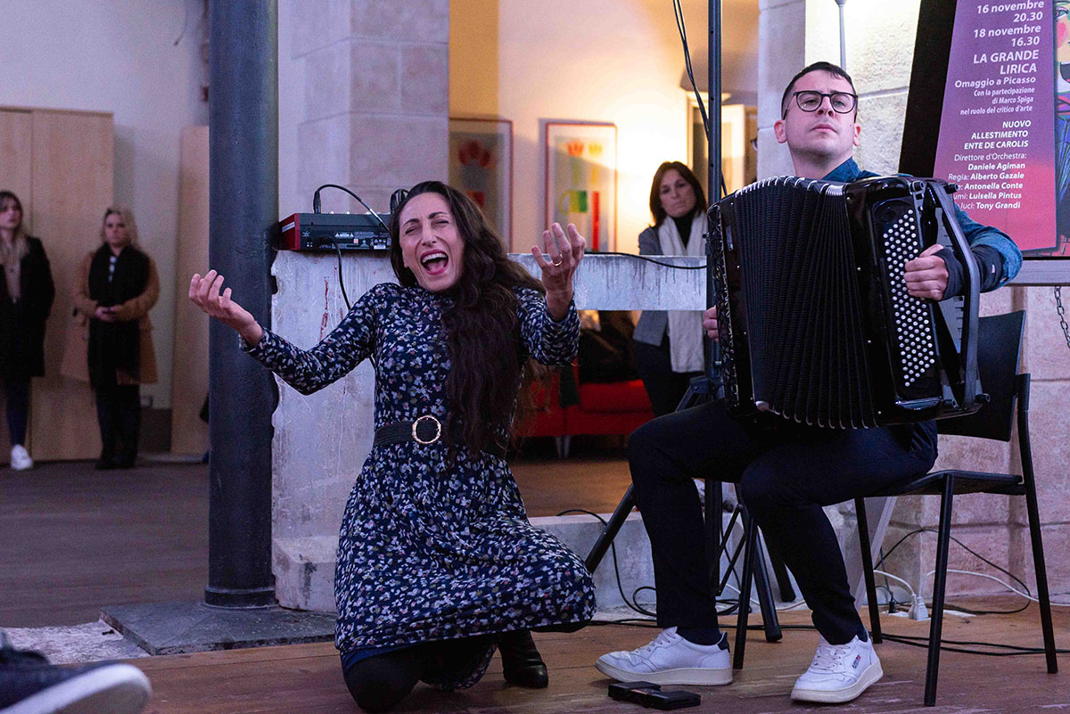Annunziata Vestri e Lorenzo Albanese, presentazione della nuova produzione lirica dell'Ente De Carolis
