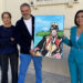 Bob Marongiu dona il quadro "Corto Maltese al Poetto" al Comune di Cagliari