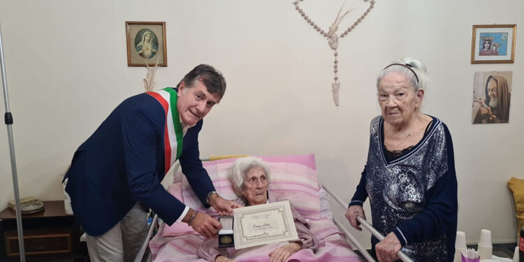 Edoardo Tocco con la signora Bruna Nioteni