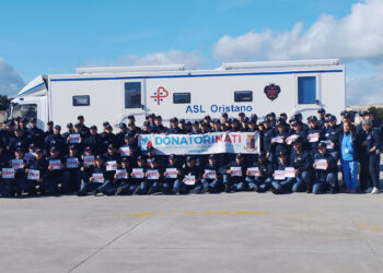 Gli allievi della Polizia di Stato del Caip di Abbasanta donano 29 sacche di sangue