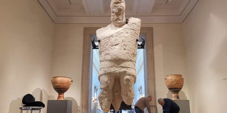 Inizio delle operazioni di smontaggio di Manneddu al MET