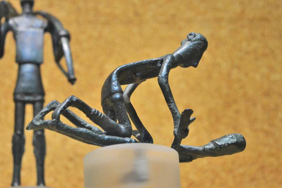 Bronzetto “Lottatori di Uta”. ? Nurnet | Gerolamo Exana