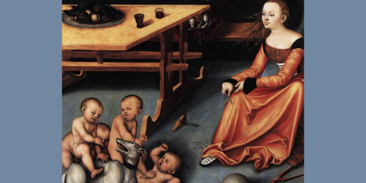 Lucas Cranach The Elder. L’Allegoria della malinconia (1528)