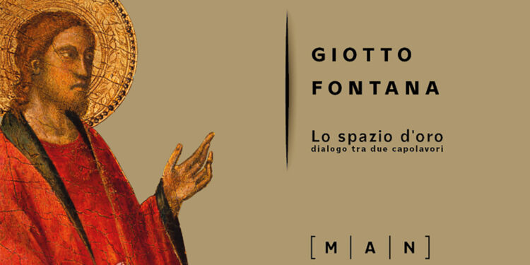 Museo Man. Mostra "Giotto | Fontana - Lo spazio d'oro"