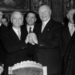 Segni e Adenauer dopo firma Trattati Roma. ? Fondazione Antonio Segni