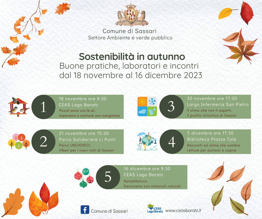 "Sostenibilità in autunno" 2023