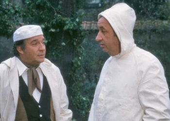 Ugo Tognazzi e Philippe Noiret ne "La Grande abbuffata" di Marco Ferreri