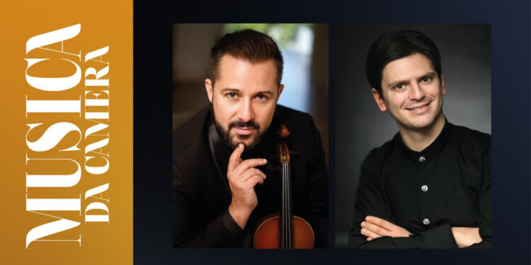 Il duo formato da Davide Alogna (violino) e Ivan Donchev (pianoforte)