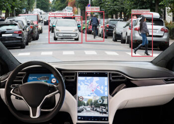 Macchina guida autonoma. ? Depositphotos