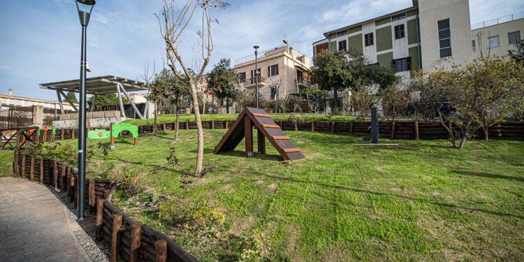 Cagliari, l'area verde di via Rovereto