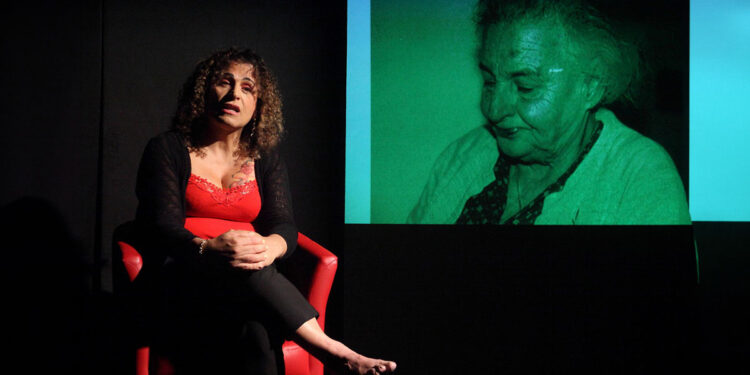 Carla Baffi in scena