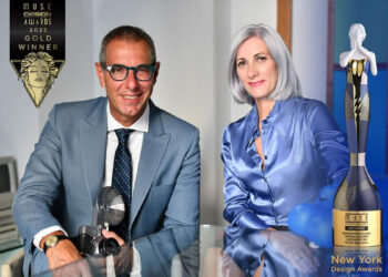 Giordana Dessì e Lorenzo Saliu di Sedplus con il MUSE Creative Award