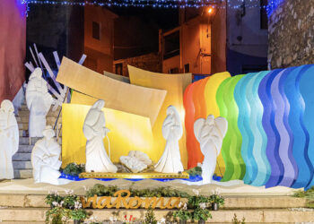 Il Presepe del Rione di Via Roma a Berchidda. ? Faceboook