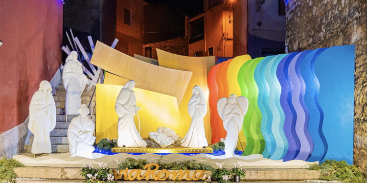 Il Presepe del Rione di Via Roma a Berchidda. ? Faceboook