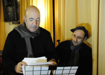 Il maestro Mauro Uselli e Paolo Zicconi