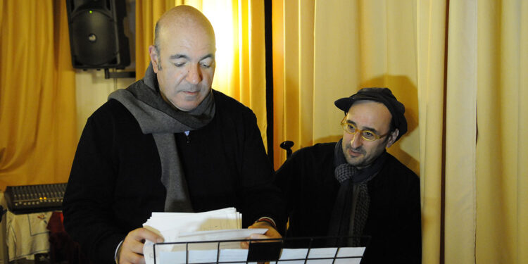 Il maestro Mauro Uselli e Paolo Zicconi