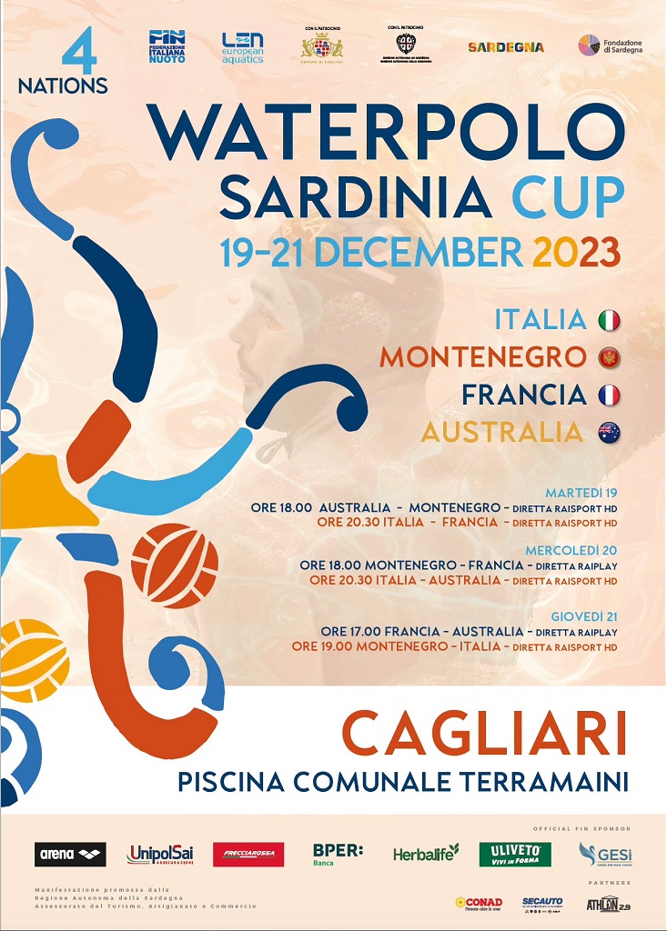 Waterpolo Sardinia Cup 2023 locandina